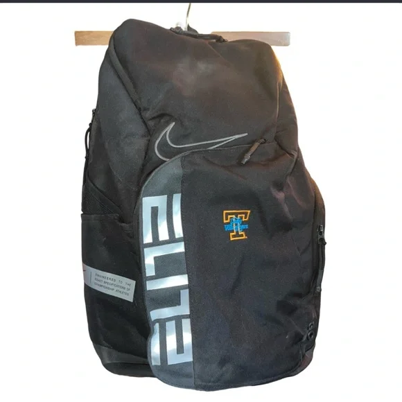 University of Tennessee athletic Nike Elite Black Sports Backpack - Picture 1 of 5
